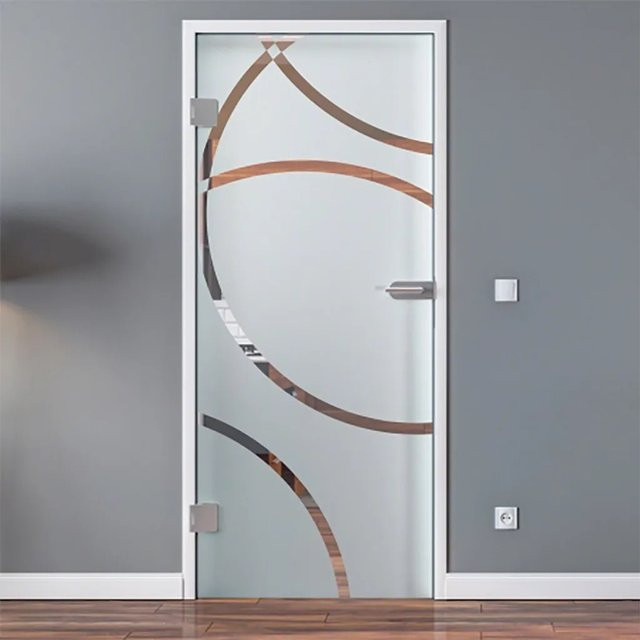 Levidor Glastür Dresden Office/Studio modern, transparent, DIN-Links, B: 83,4 cm, H: 197,2 cm - Bild 1