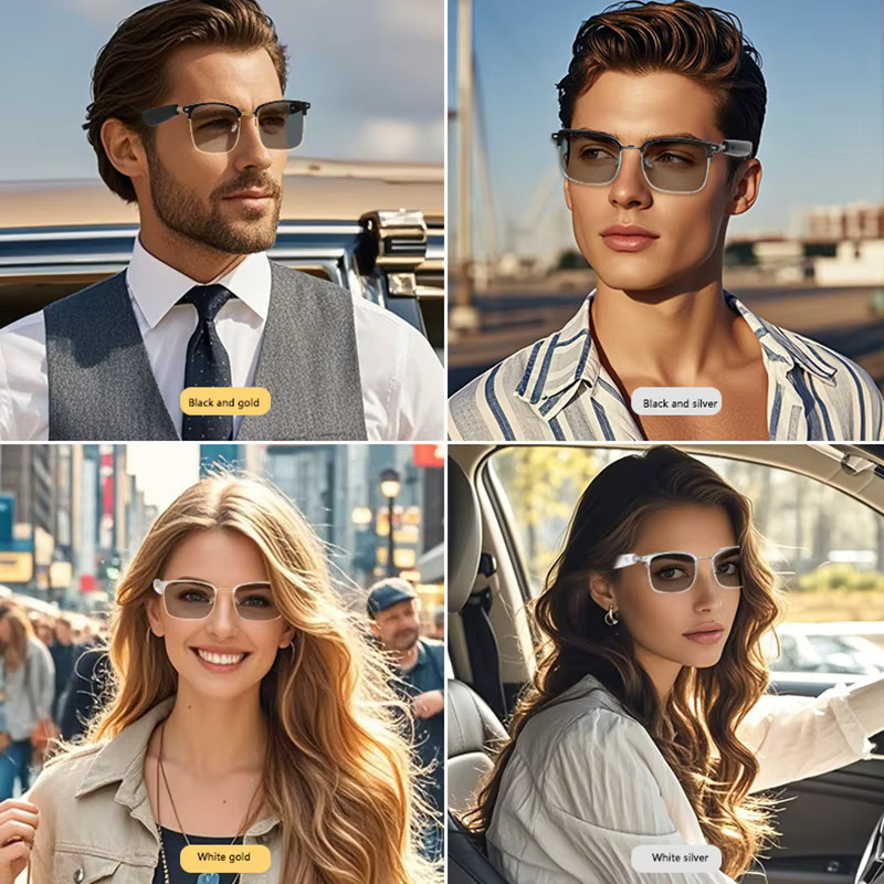 Xiaomi AI Smart Brille mit HD Kamera, ChatGPT Sprachassistent, Bluetooth für Anrufe, Navigation und wasserdichtes Design in Schwarz und Gold - Bild 3
