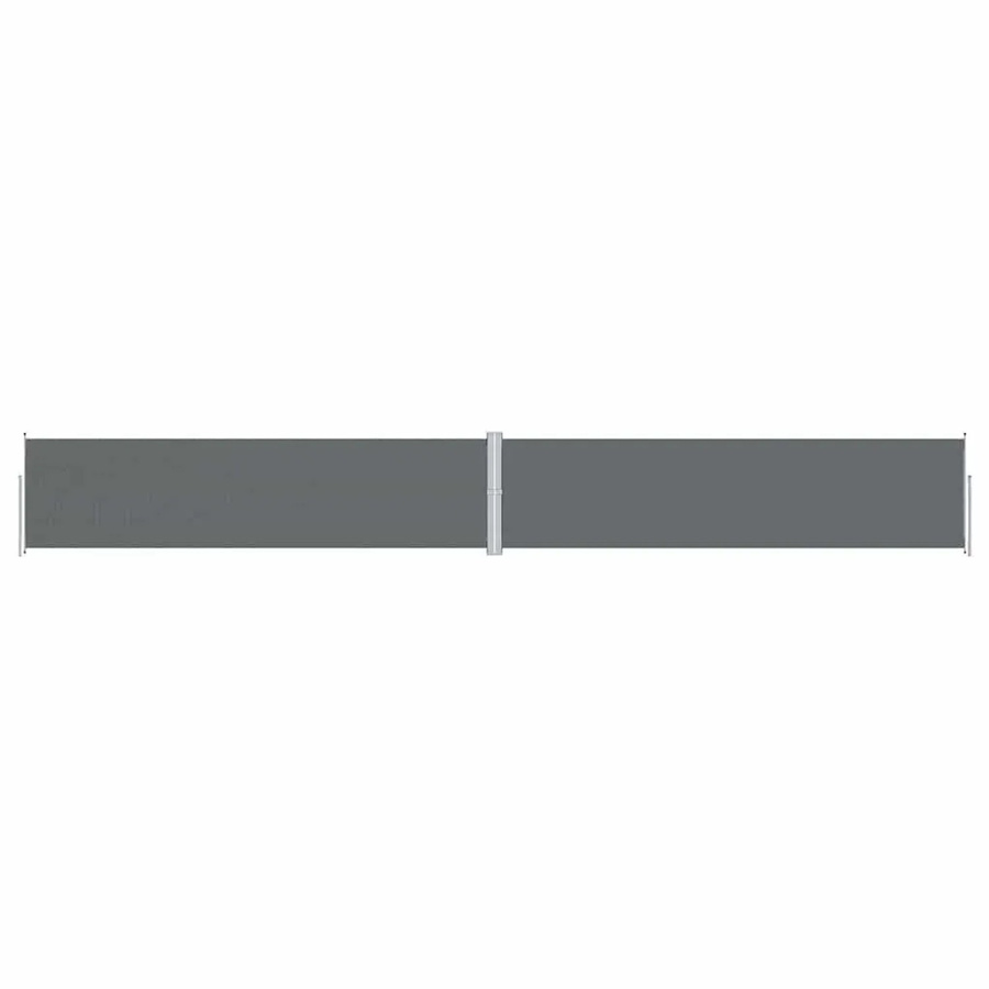 vidaXL Ausziehbare Seitenmarkise Anthrazit aus Polyester, B: 1200 cm, H: 160 cm - Bild 2