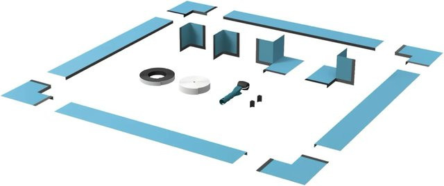 Bette Dichtsystem für Steel-Duschwannen und Stage-Duschflächen in Blau - Bild 1