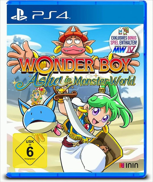 Wonder Boy: Asha in Monster World Adventure von United Games Entertainment GmbH in Blau und Multicolour - Bild 1