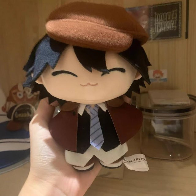 Yiran Health & Beauty Anime Dazai Osamu Nakahara Chuuya Plüschtier, 20cm, ab 3 Jahren - Bild 1