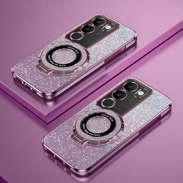 Magnetische Ring Schutzhülle für VIVO V40 Pro V30 V29 Pro Lite V30E V29E Y200i Y200 Y78 Y28 in Blau - Bild 1