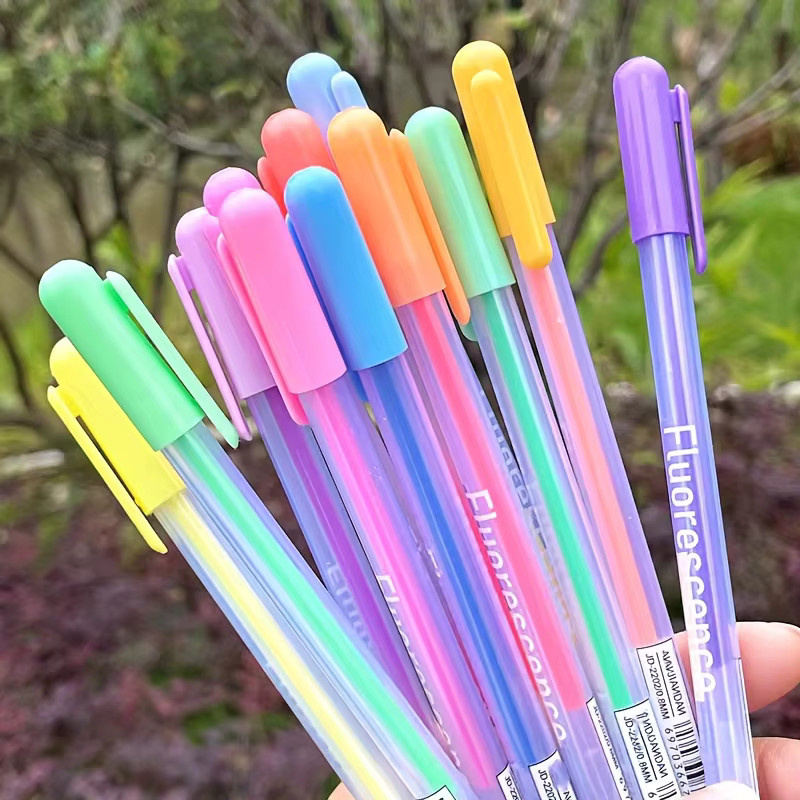 6-farbiger Gel-Tintenroller in Multicolour für Schule, Büro und Kunst zum Skizzieren und Zeichnen - Bild 3