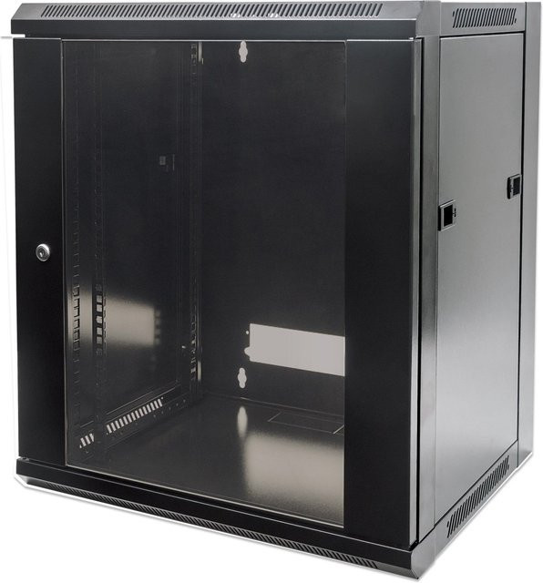 Intellinet Wandverteiler 15HE unmontiert schwarz B: 57 cm, H: 45 cm - Bild 1