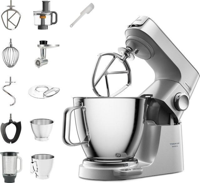 Kenwood Titanium Chef Baker XL Küchenmaschine silber KVL85.594SI - Bild 1
