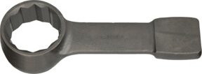 KS Tools Schlag-Ringschlüssel tief aus Chrom-Vanadium in Grau, 55 mm - Bild 1
