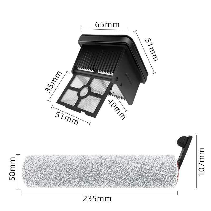 HEPA Filter Zubehör für Dreame Wet Dry Staubsauger H12 Pro, H12 Plus, H13 Pro Plus Mix und M13 BETA - Bild 2