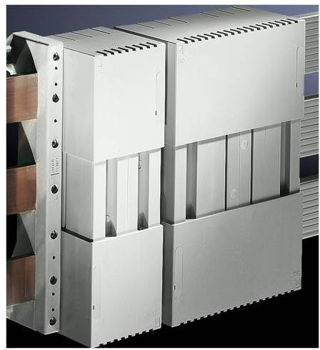 Rittal Systemabdeckung aus ABS in Lichtgrau (RAL 7035), 4 Stück - Bild 1