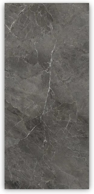 Walllux Duschrückwand in Marmor-Optik Dunkelgrau aus Alu-Verbund, B/H: 90 x 200 cm, Stärke: 3 mm - Bild 1