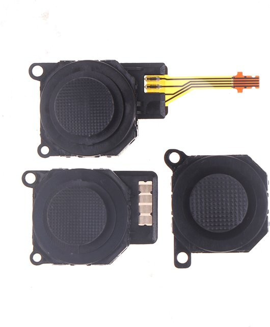 SD&HI 3D-Analog-Joystick Ersatz Daumenstick für 1000 2000 3000 Konsolen-Controller in Schwarz - Bild 1