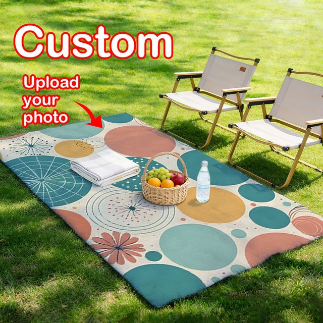 SRH Outdoor-Decke wasserdicht und faltbar, mehrfarbig, B: 150 cm, B: 100 cm - Bild 1