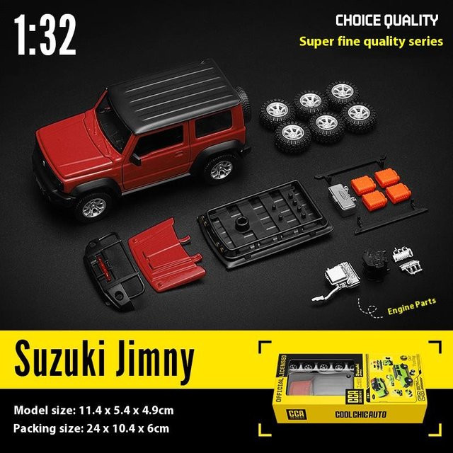 Linyi toy car Suzuki Jimny Montage Edition, Bausatz, 1:32, ab 14 Jahren - Bild 1