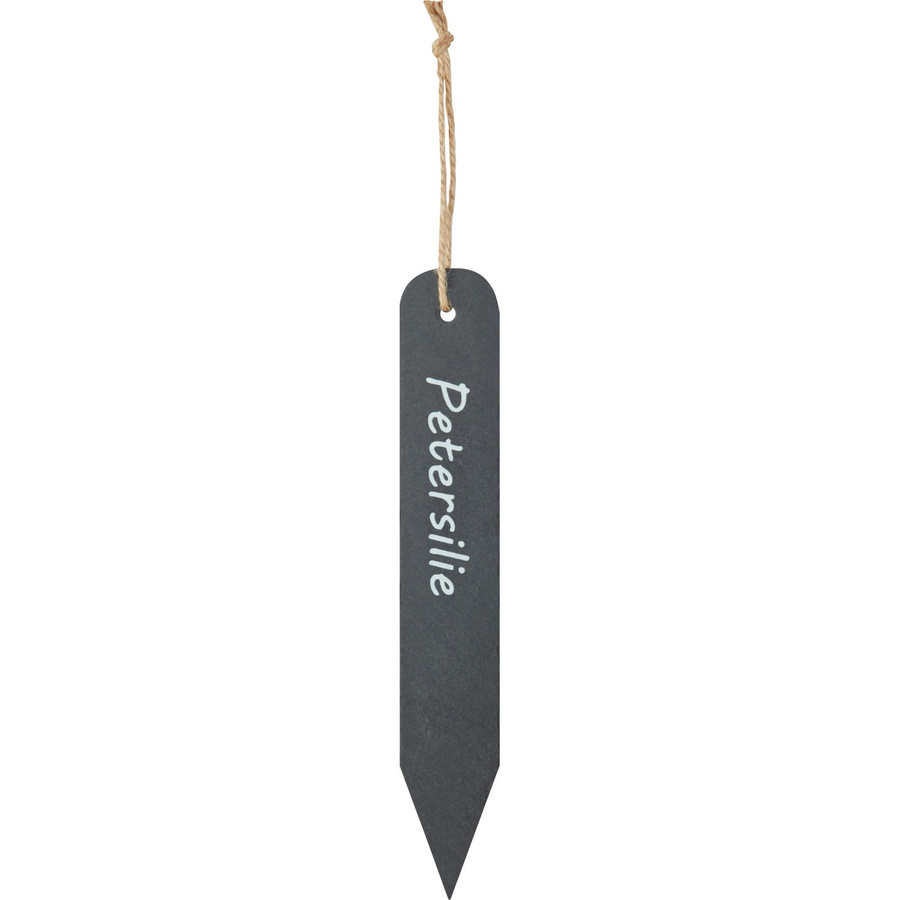 Kräuterstecker Petersilie aus Steingut in Natur, H x B x T: 21 x 3,3 x 0,5 cm - Bild 2