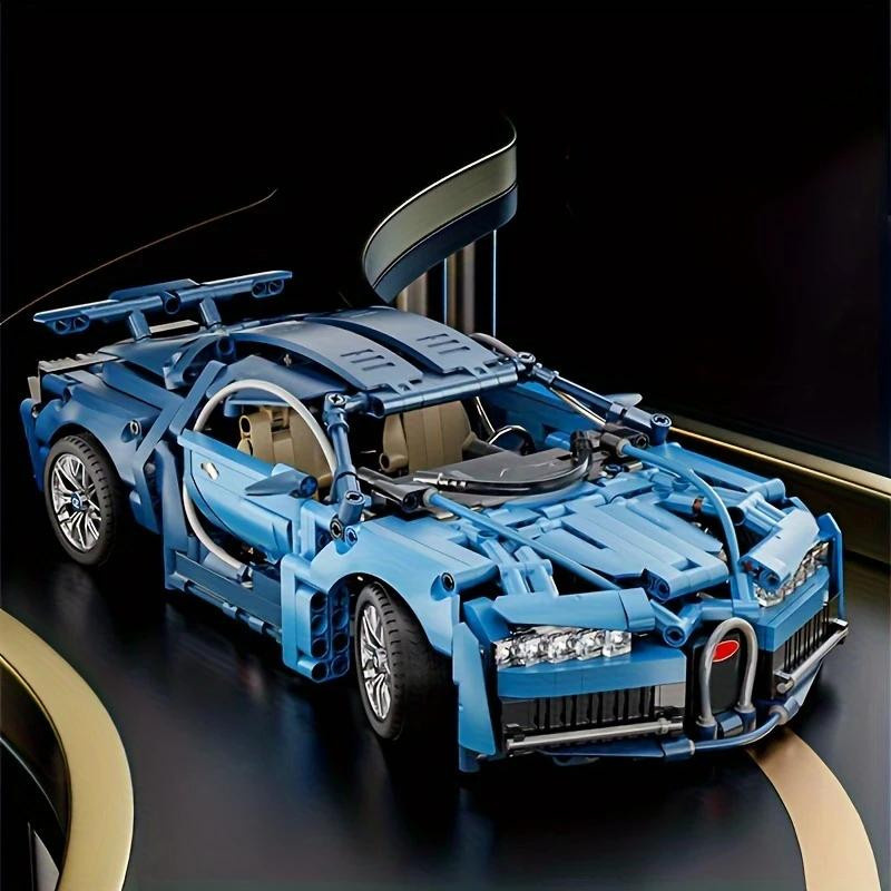Yiran toy Sportwagen Bauset Blau 1690-teiliges Set ab 14 Jahren - Bild 2