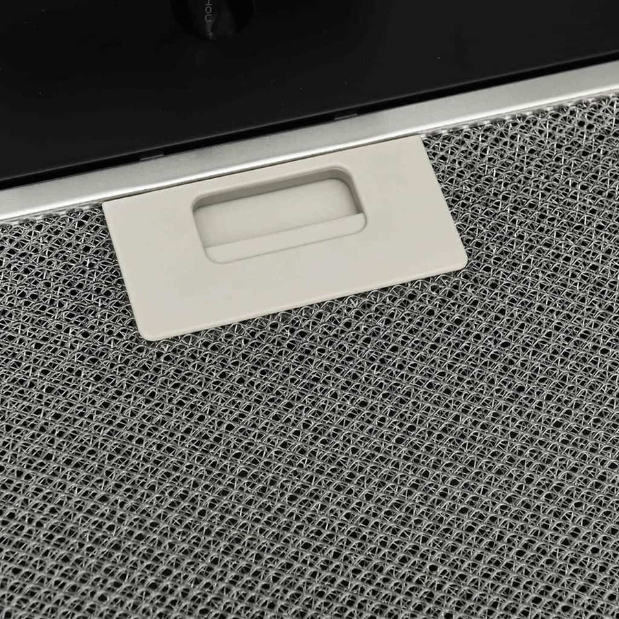 vidaXL Wand-Dunstabzugshaube aus Stahl und Hartglas in Schwarz mit Abluft- und Umluftfunktion, Breite: 60 cm - Bild 6