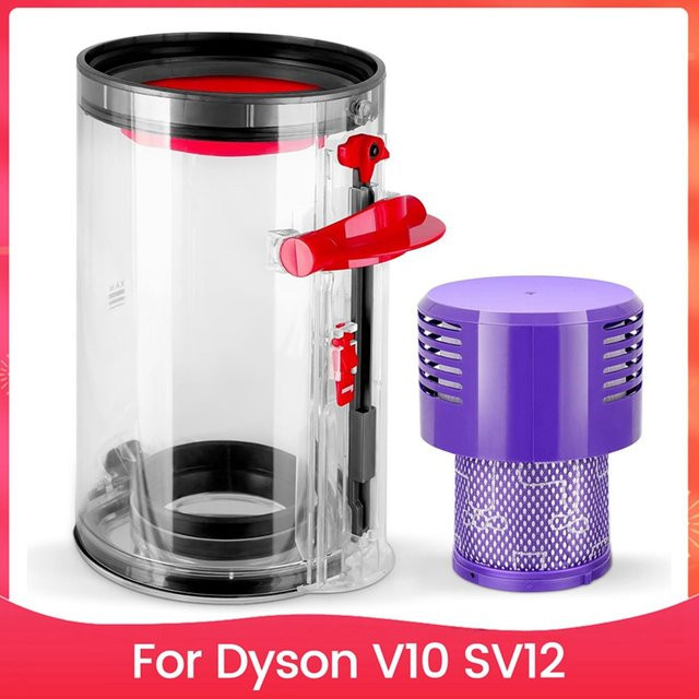 Dyson Ersatz Staubbehälter mit Filter für V10 SV12 Animal und Absolute Staubsauger in Transparent - Bild 1