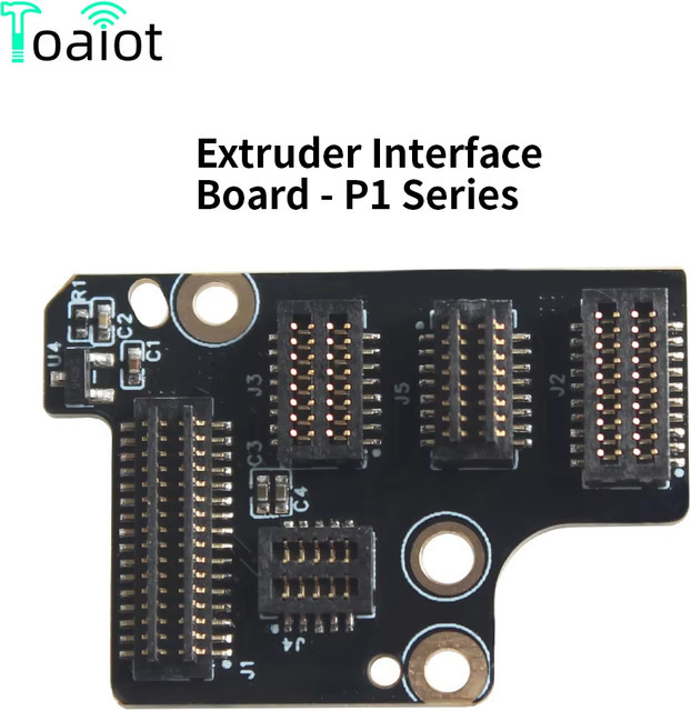 Bambulab Extrusionsadapter Platine für P1P und P1S 3D-Drucker Zubehör in Schwarz - Bild 1