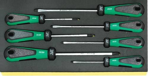 Stahlwille Schraubendreher-Set 3K DRALL TCS 4820/4830, 7-teilig, gelb - Bild 1