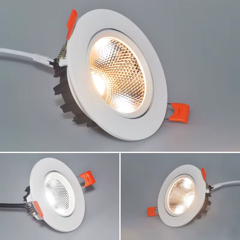 Dimmbare CTEEATE LED Downlights COB Deckeneinbauleuchten in Weiß für die Heimbeleuchtung - Bild 4