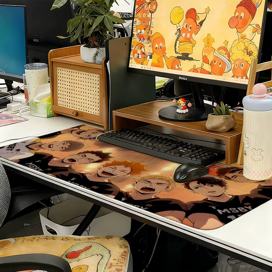 V-Volleyball B-Boy Gaming Deskmat Sakura Anime Mauspad in Multicolour - Bild 3