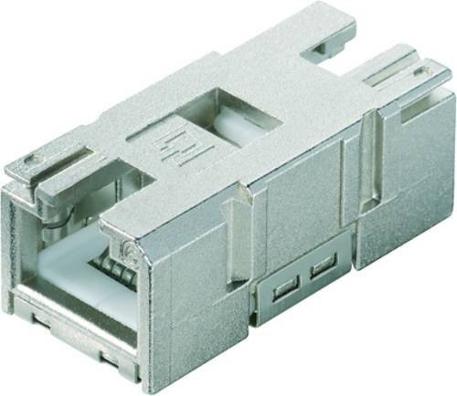 Weidmüller 1962840000 Sensor-Aktor-Steckverbinder unkonfektioniert RJ45 Flanscheinsatz Farbe Silber 10 Stück - Bild 1