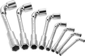 Facom Pfeifenkopfschlüssel Set 8-teilig in Silber, 12x6-Kant - Bild 1