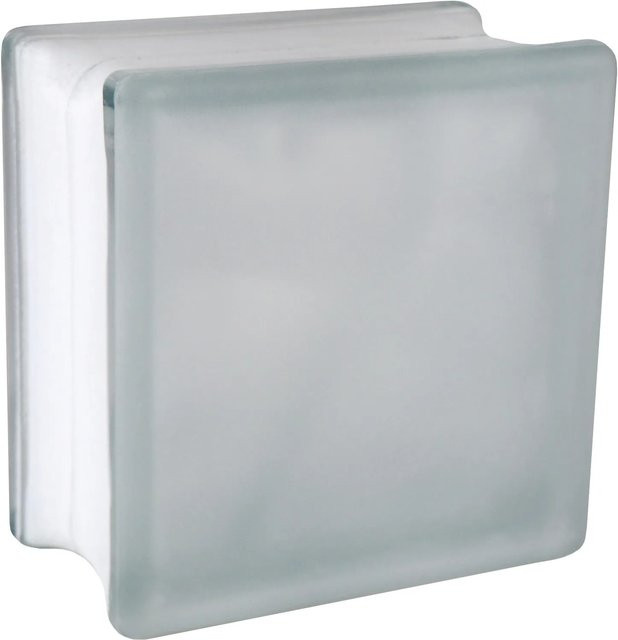 Fuchs Design Glasbaustein Wolke Weiß Satiniert B/T/H: 14,5 x 8,0 x 14,5 cm - Bild 1