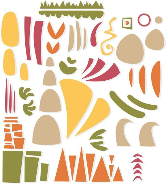 Sizzix Thinlits Stanzschablone Infinite Doodles #1 - Bild 1