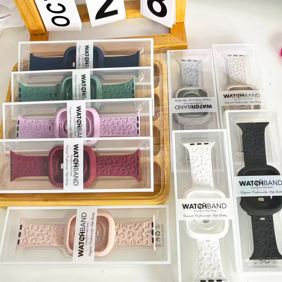Silikonhülle und Armband für Apple Watch, Schwarz, Unisex - Bild 1