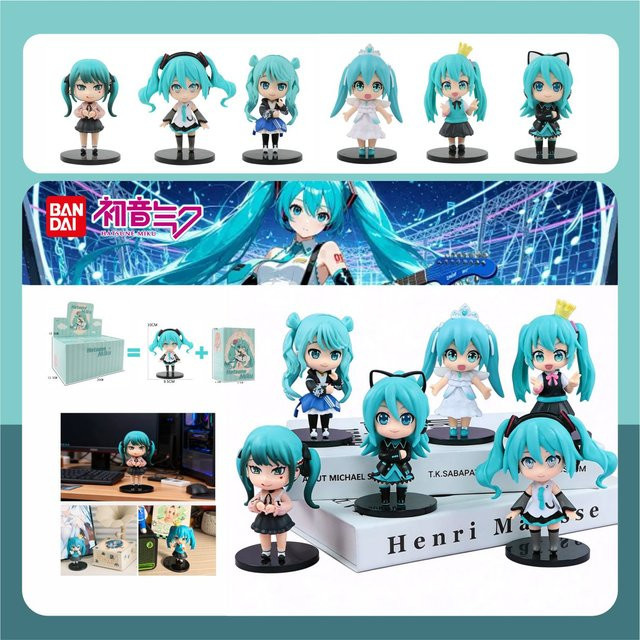 Bandai Hatsune Miku Blind Box Figuren, 6-teiliges Set - Bild 1