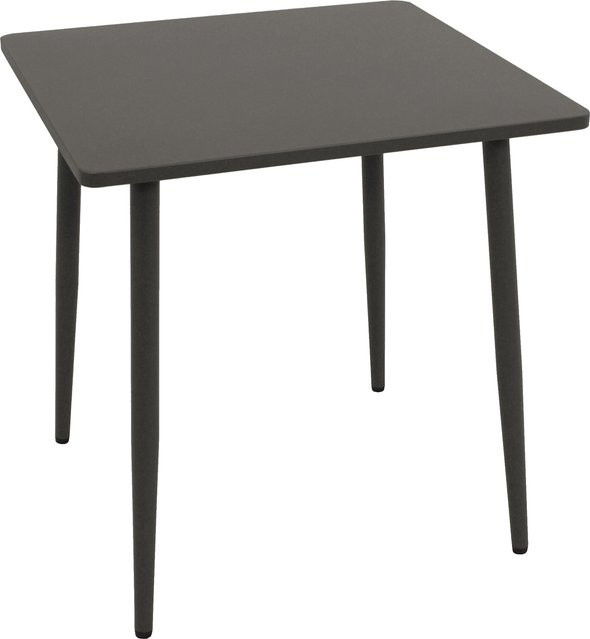 DEGAMO Bistrotisch DENVER quadratisch aus Metall in Anthrazit matt, B/T/H: 70 x 70 x 70 cm - Bild 1
