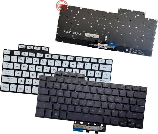 UNS Ersatz-Laptop-Tastatur mit Hintergrundbeleuchtung für ASUS ROG Zephyrus G14 GA402 Serie in Schwarz - Bild 1