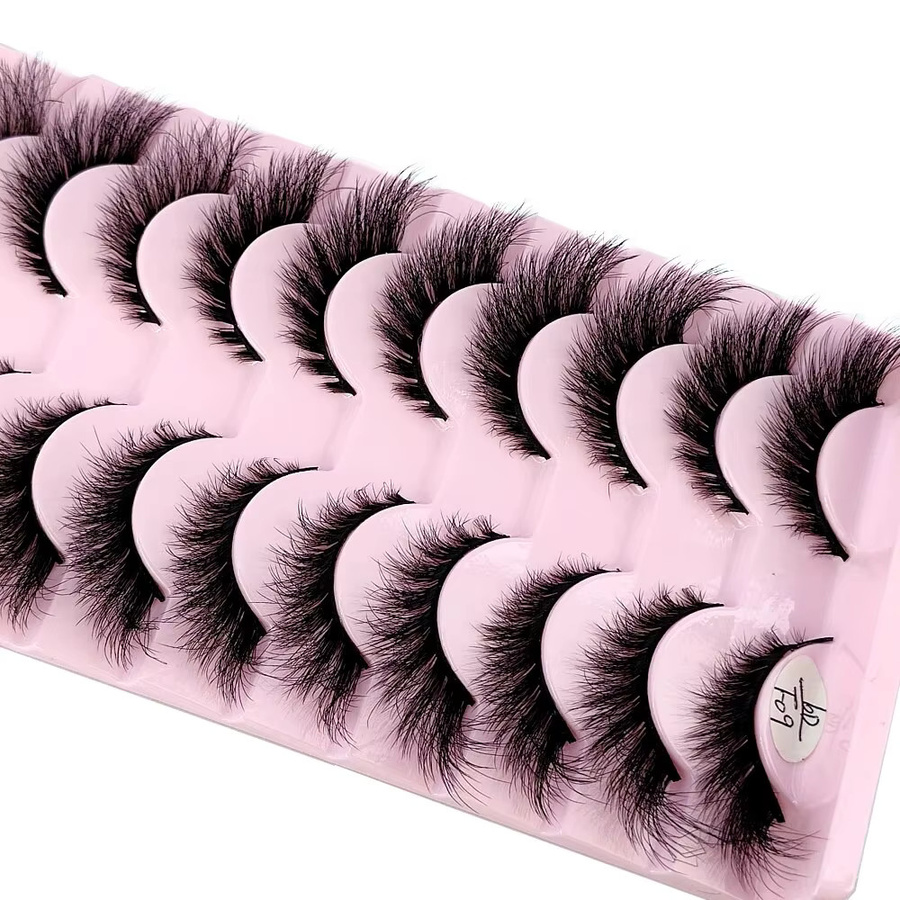 Künstliche Wimpern Katzenauge, Black, 10 Paar, Unisex - Bild 5