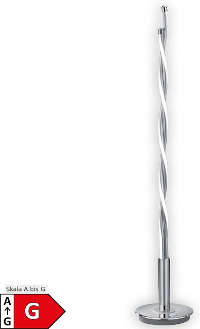 Näve LED-Tischleuchte Twist in Silberfarben, dimmbar, Höhe: 85 cm - Bild 1
