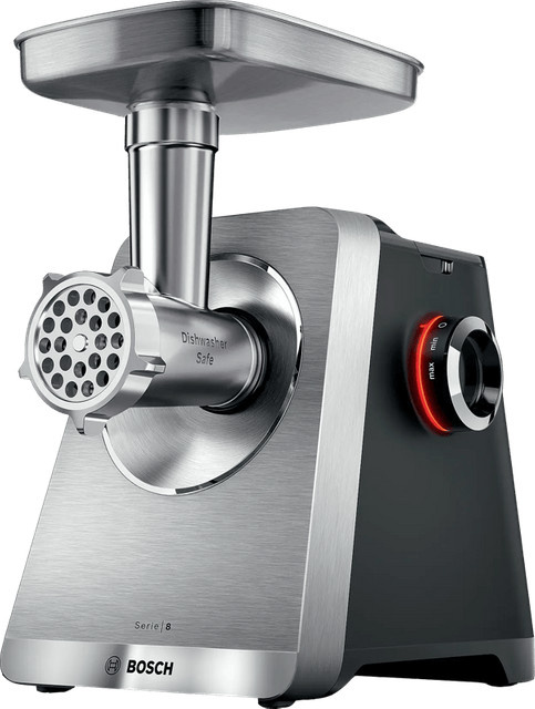 Bosch MFWS860M Serie 8 Wurstfüller aus Edelstahl in Silber - Bild 1