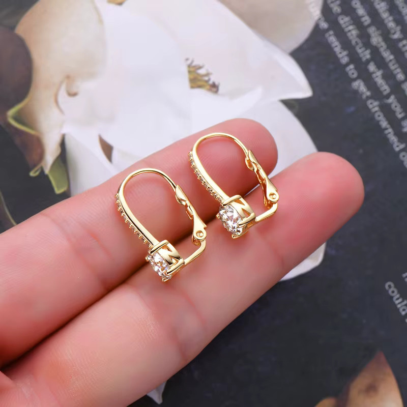 IOGOU Clip-Ohrringe, 925 Silber, Moissanit, Damen - Bild 4