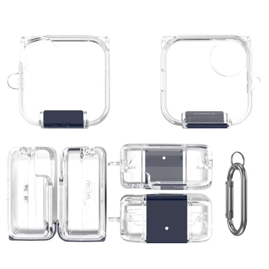 CMF Buds Pro 2/2 Plus TPU-Schutzhülle mit Karabiner in Transparent für Bluetooth-Kopfhörer - Bild 2