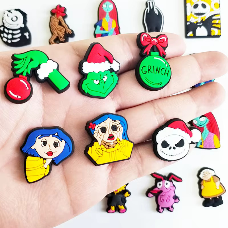 Potdemiel Schuh-Charms, 23-teilig, Coraline Serie, PVC, Farbige - Bild 4