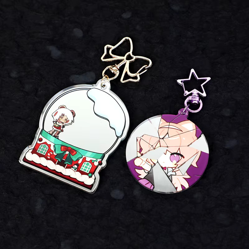 Bomaijie Schlüsselanhänger, Acryl, Anime Charms - Bild 4