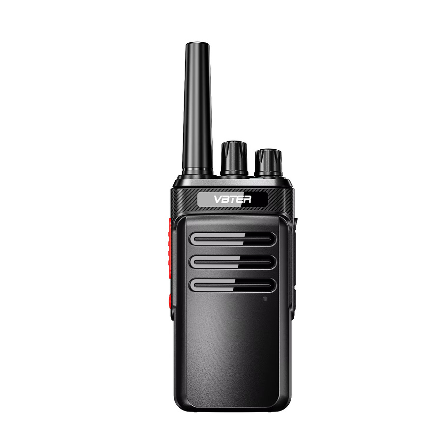 2 Stück VBTER Walkie-Talkie VBT-55 PMR446MHz in Schwarz mit großer Reichweite, VOX-Funktion, Freisprechfunktion und USB-Aufladung für Baustellen, Hotels und Outdoor-Aktivitäten - Bild 5