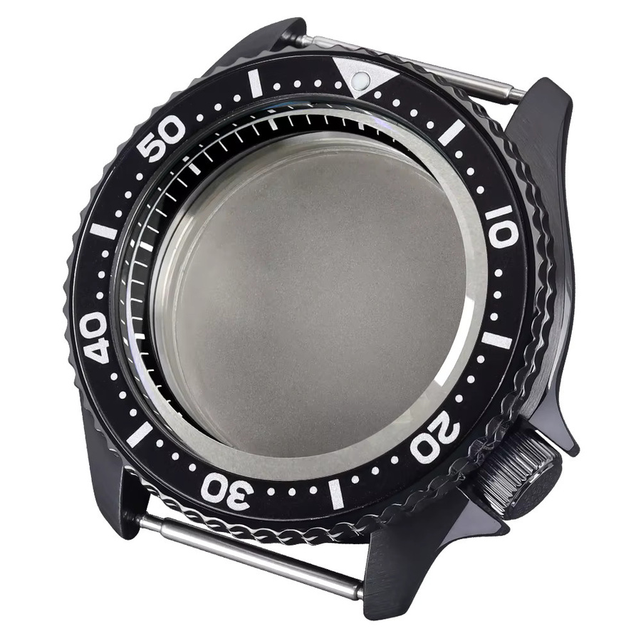 YEJIAOLAN Uhrengehäuse Edelstahl, Schwarz, Herren, 42 mm - Bild 4