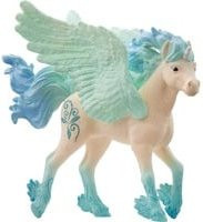 Bayala Stormy Einhorn Fohlen Spielfigur von Schleich in Hellblau und Blau-Türkis - Bild 1