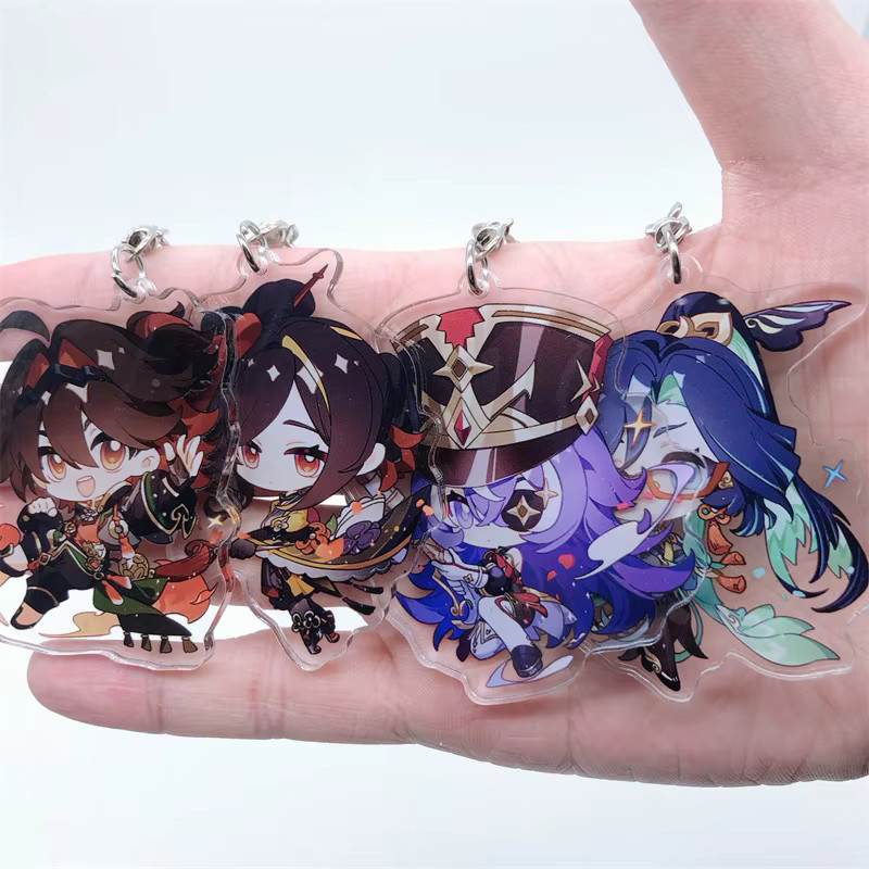 8-teiliges Set Anime-Spiel Chiori Schlüsselanhänger, Unisex - Bild 2