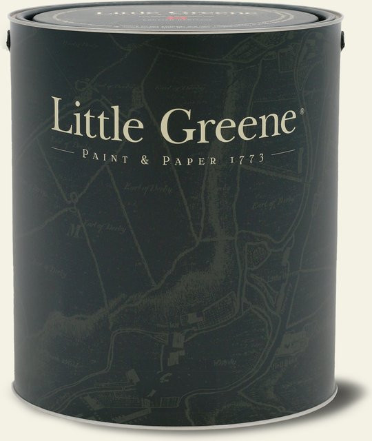 Little Greene Absolute Matt Emulsion Wandfarbe Whitening 41 in Weiß und Grau, 10 l - Bild 1