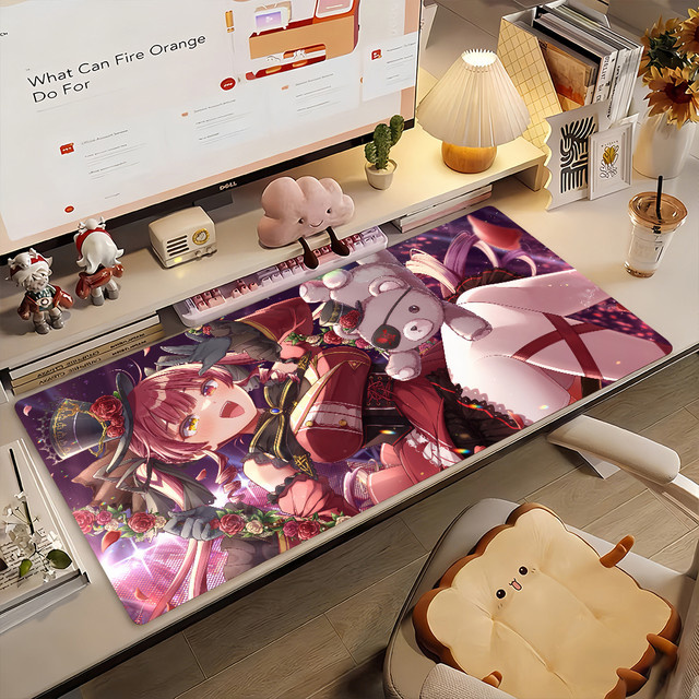 Houshou Marine VTuber Mauspad rutschfeste Gamer-Computermatte in Multicolour - Bild 1