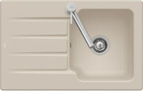 Villeroy & Boch Spüle Architectura 45 in Ivory mit Ablauggarnitur und Exzenter aus Keramik - Bild 1