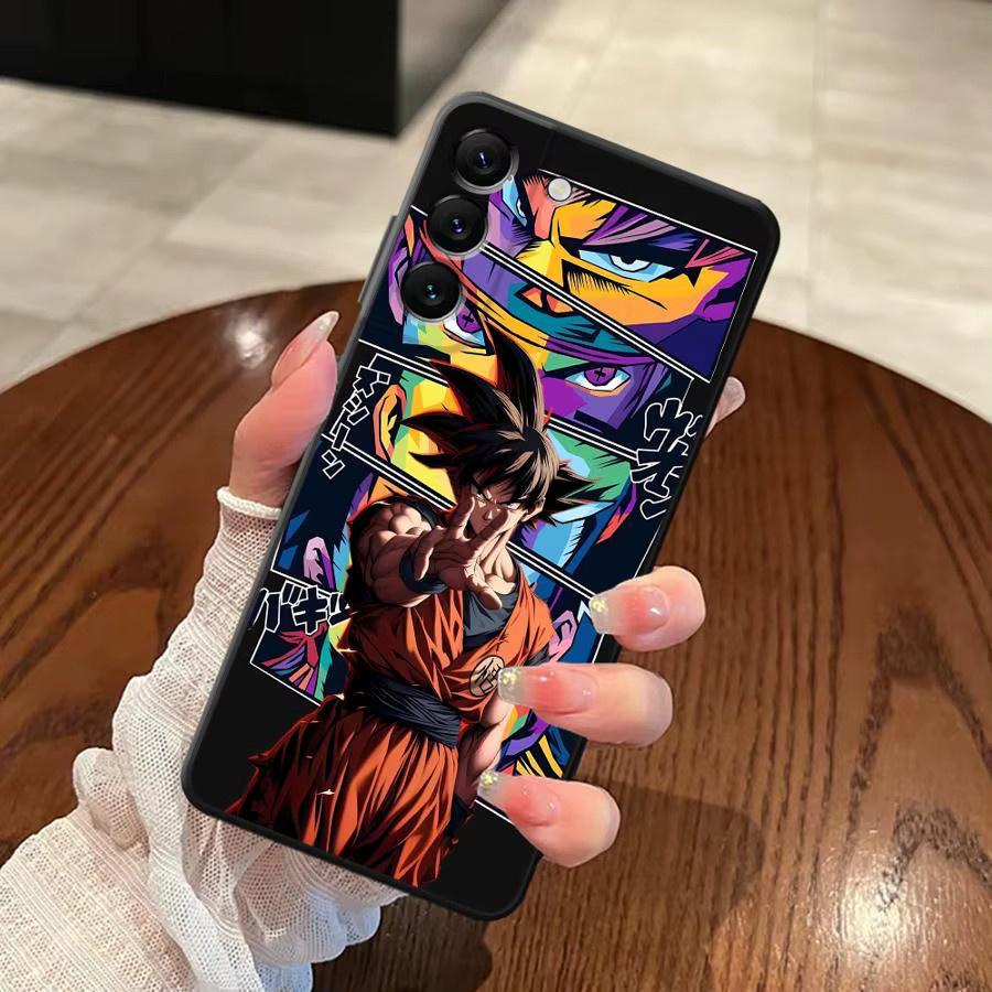 Schwarze weiche Handyhülle Dragon Ball Son für Samsung Galaxy A-Serie in Schwarz und Multicolour - Bild 2