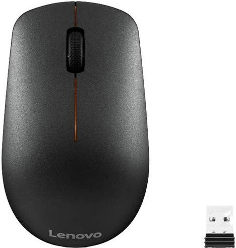 Lenovo 400 Kabellose Optische Maus in Schwarz mit 1200 dpi - Bild 1