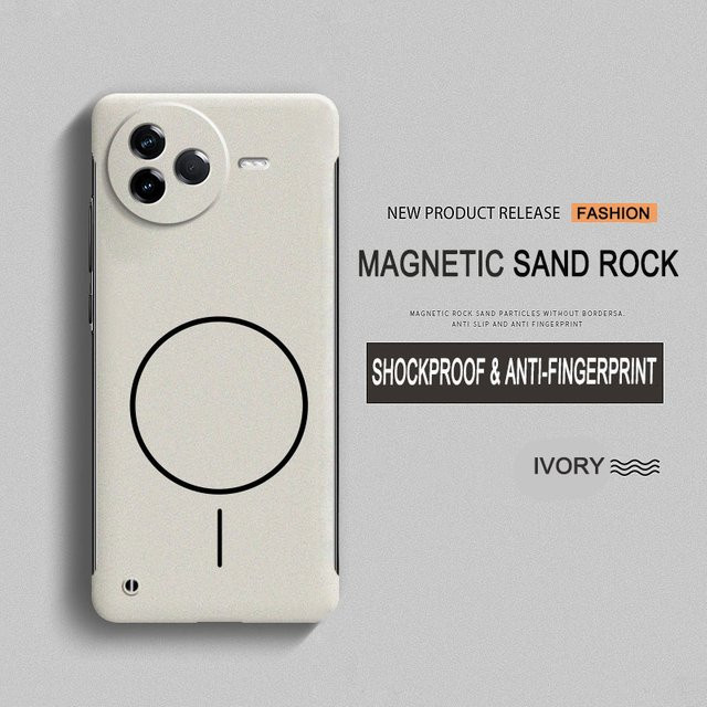 Fudusaidman Magnetische PC Handyhülle in Grün mit Frosted-Effekt und MagSafe Kompatibilität für POCO X7, X6, F6 und F7 Pro Ultra - Bild 1